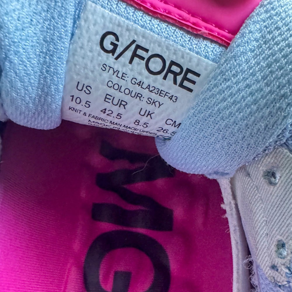 G/FORE MG4X2 Cross Trainer Golf Shoes Twilight Blue Pink Womens G4LS22EF32 - Picture 10 of 10